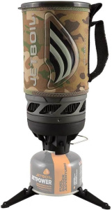 Туристическая плита Jetboil New Flash Camo, чёрный, коричневый