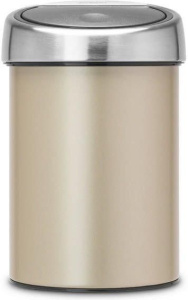 Мусорное ведро Brabantia Touch Bin 304668, 3 л, шампань