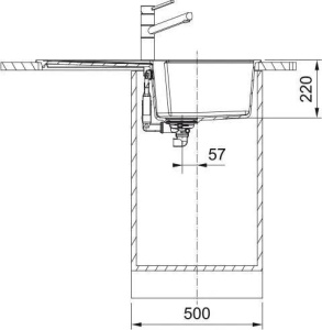 Кухонная раковина Franke Urban UBG 611-86 114.0687.286, белый полярный