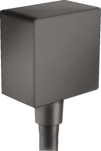 Соединитель Hansgrohe FixFit Square 26455340, матовый черный