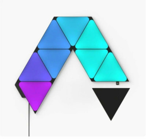 Световые панели Nanoleaf Shapes Black Triangles Starter Kit, 9 шт (NL47-0102TW-9PK)