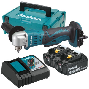 Угловая дрель Makita DDA350RFJ 18V LXT с АКБ 2x3,0 Ah и ЗУ