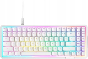 Клавиатура NZXT Function Elite MiniTKL, проводная, белая