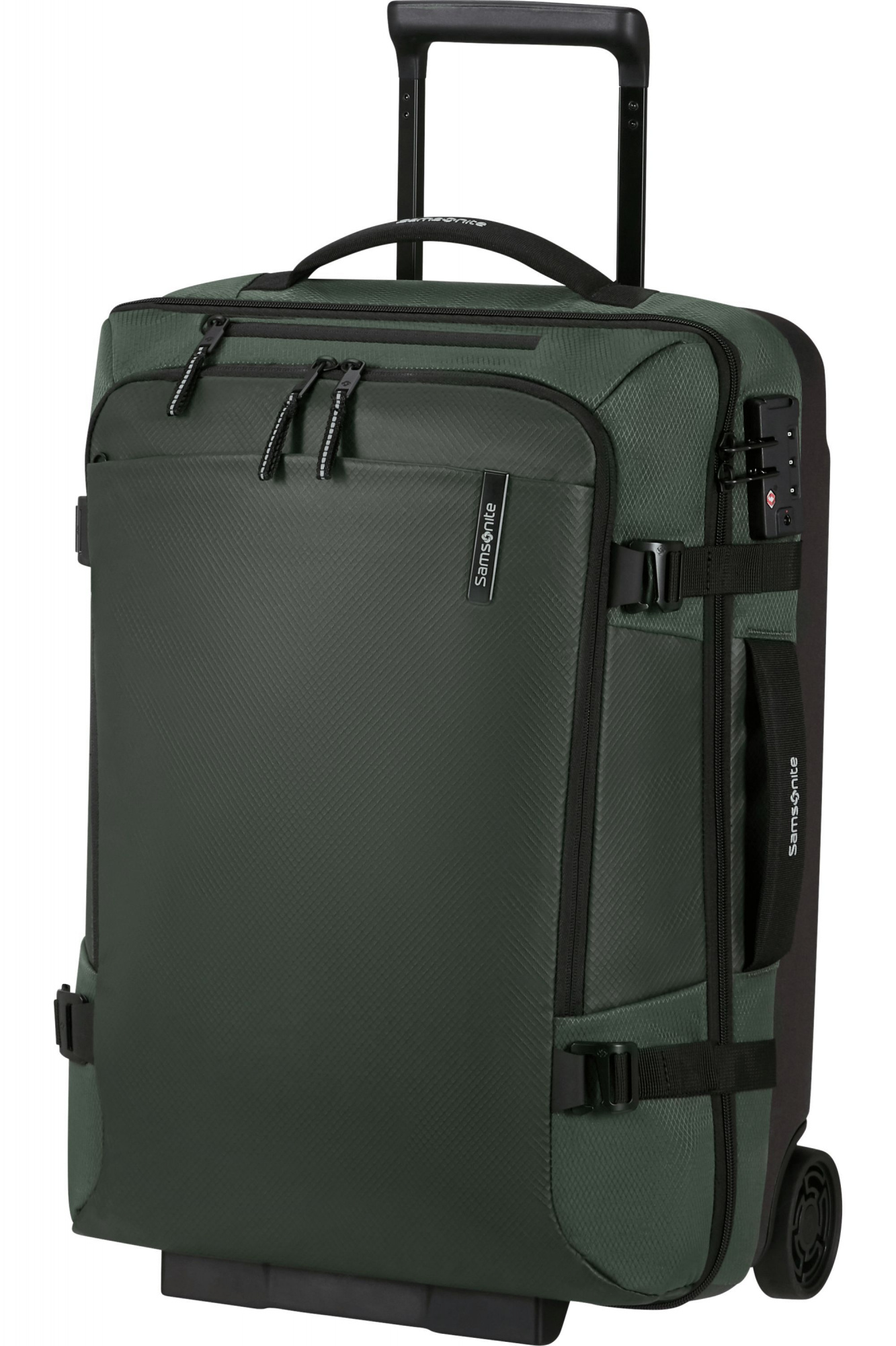 Дорожная сумка на колесах Samsonite Armox 55 см, 45 л, зелёный (154062-1576)