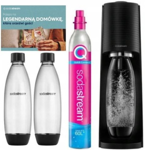 Сатуратор Sodastream Terra, черный, 2 баллона CO2