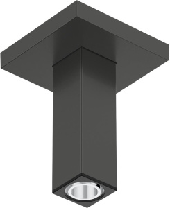 Потолочный кронштейн для верхнего душа Hansgrohe 24338340, шлифованный черный хром