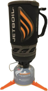 Горелка Jetboil New Flash Carbon 2282, чёрная, оранжевая