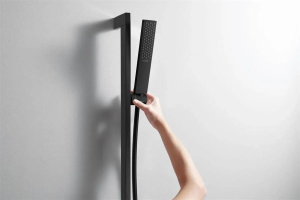 Душевая штанга со шлангом 90 см Hansgrohe Unica E Puro матовый черный