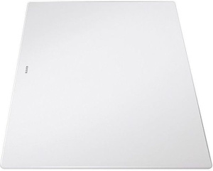 Разделочная доска Blanco 234045, 497×350мм, стекло, белый