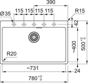 Кухонная раковина Franke Maris MRG 610-73 FTL 114.0661.800, оникс
