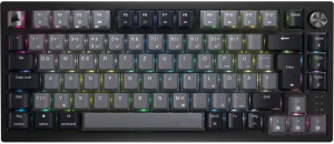 Игровая клавиатура Corsair K65 RGB MLX 4N2402S, красно-черно-серая