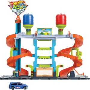 Игровой набор Hot Wheels City Сумасшедшая Мега Автомойка HDP05