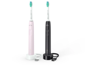 Звуковые зубные щетки Philips Sonicare 3100 series HX3675/15, розовый/черный