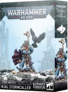 Миниатюра Games Workshop Warhammer 40k Space Wolves Njal Stormcaller