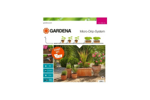 Система капельного полива Gardena Micro-Drip - основной набор M для комнатных растений (13001-20)