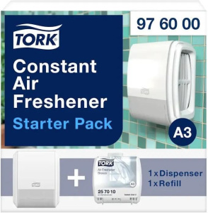 Дозатор для освежителя воздуха Tork Constant, стартовый комплект