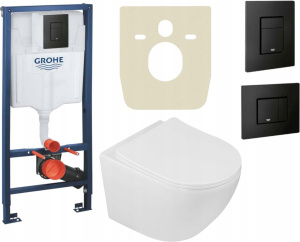 Комплект инсталляции с унитазом Grohe 38811KF01
