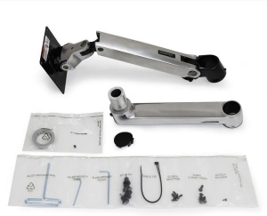 Комплект удлинителя и зажима для кронштейна Ergotron LX Arm Extension and Collar Kit (97-940-026) полированное алюминиевое исполнение