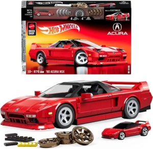 Hot Wheels Elite Series 90 Acura NSX, набор блоков Mattel Brick Shop (JFW70 / JFT17)