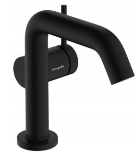 Смеситель для умывальника Hansgrohe Tecturis S 110 Fine Coolstart Push-Open 73320670, черный матовый