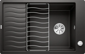 Кухонная мойка Blanco Elon XL 6 S-F Silgranit 525884, черный