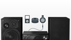 Музыкальная система Panasonic SC-PMX92EG-S серебристый