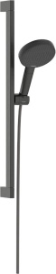 Душевой комплект Hansgrohe Raindance Alive Select S 24600340, шлифованный черный хром