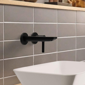 Смеситель для раковины Hansgrohe LivaFine 72500670, матовый черный
