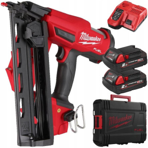 Аккумуляторный гвоздезабиватель Milwaukee M18 FN16GA-202X 4933478092 2х2,0 Ач в кейсе HD Box с АКБ и ЗУ