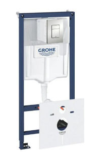 Комплект инсталляции 6 в 1 для унитаза Grohe Rapid SL 39449000, хром