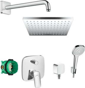 Душевой комплект Hansgrohe Logis 26281000 + 27446000 + 71405000 + 26457000 + 26425400 + 01800180