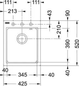 Кухонная раковина Franke Fiji FIG 610-42 114.0283.888, сливочный