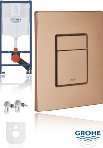 Кнопка смыва Grohe Skate Cosmopolitan 38732DL0, матовое розовое золото