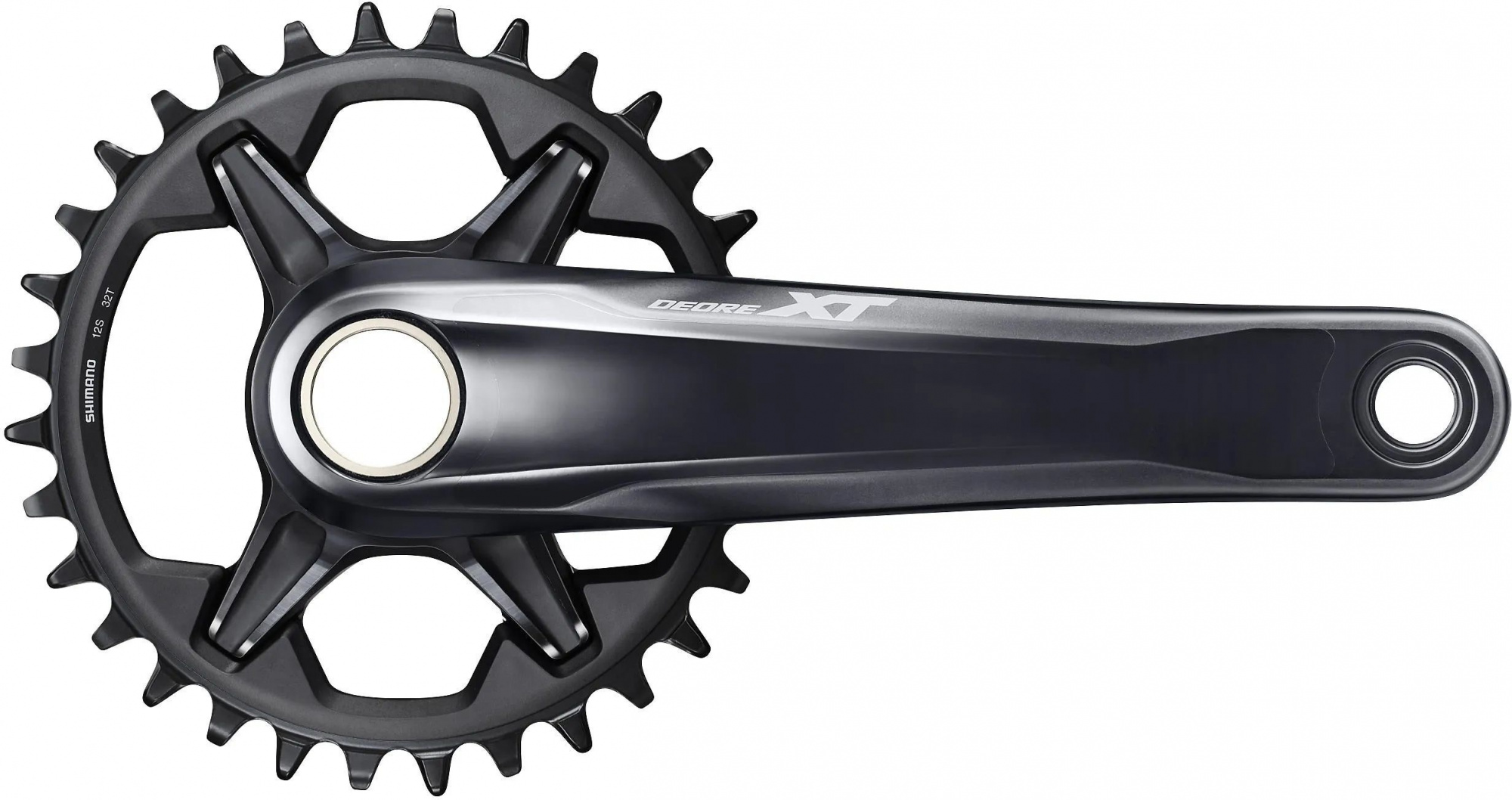 Система шатунов Shimano XT FC-M8100 (1x12 скоростей) с Q-фактором 172 мм