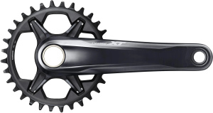 Система шатунов Shimano XT FC-M8100 (1x12 скоростей) с Q-фактором 172 мм