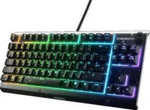 Игровая клавиатура SteelSeries Apex 3 TKL (64834), черная