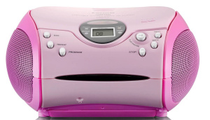 CD-проигрыватель с FM-радио Lenco SCD-24, розовый