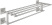 Полка для полотенец Grohe Start Cube 600мм 41099DC0, нержавеющая сталь