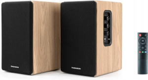 Полочная акустика Thomson WS902DUO, коричневая, 2 шт