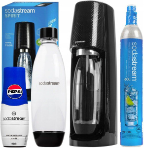 Сатуратор SodaStream Spirit Easy, бутылка + сироп Pepsi