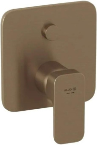 Смеситель для ванны и душа Kludi Renon 42759N175, матовая бронза