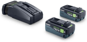 Набор аккумуляторов и зарядного устройства Festool 18V 2xTBX8/SCA16 578892