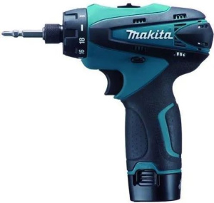Дрель-шуруповёрт Makita DF030DWE 10,8V с АКБ 2x1,3 Ah и ЗУ