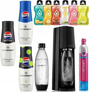 Сатуратор SodaStream Terra, бутылка + 3 сиропа + Bolero