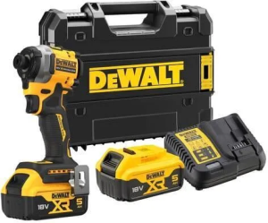 Аккумуляторный ударный винтоверт DeWALT DCF850P2T, с АКБ и ЗУ