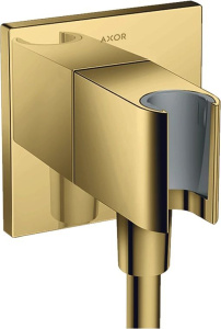 Шланговое соединение с держателем для душа Hansgrohe 36734990, золото