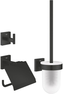 Набор аксессуаров 3 в 1 Grohe Start Cube 411232430, матовый черный
