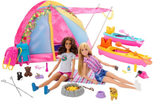 Походный набор Barbie, 2 куклы