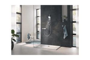 Душевой гарнитур Grohe Rainshower SmartActive 130мм Cube 26583000, хром
