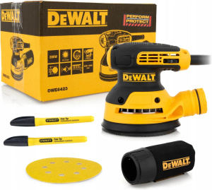 Сетевая эксцентриковая шлифмашина DeWALT DWE6423